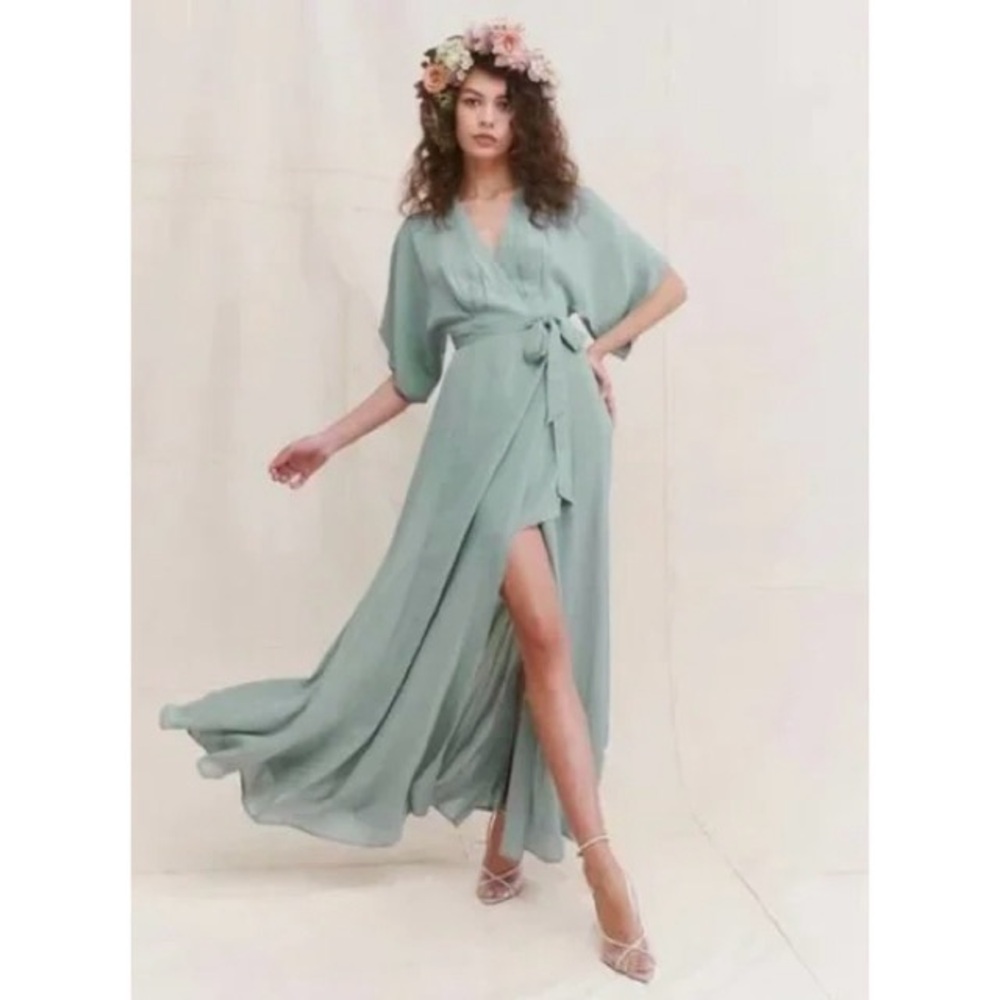 REFORMATION Winslow Maxi Wrap Dress